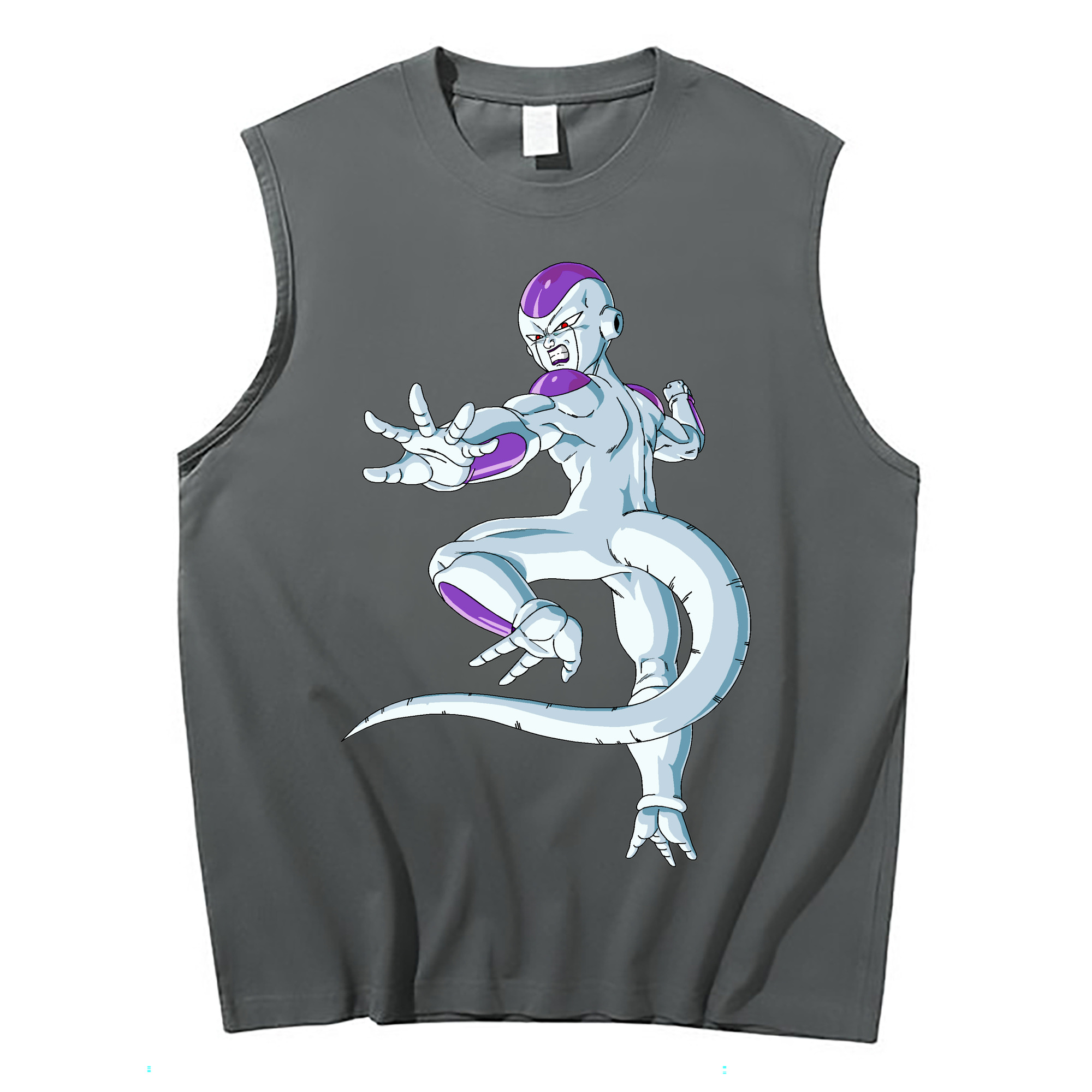 （画像用） ドラゴンボール フリーザ DRAGON BALL Frieza コットン100％タンクトップ（フロントプリント）